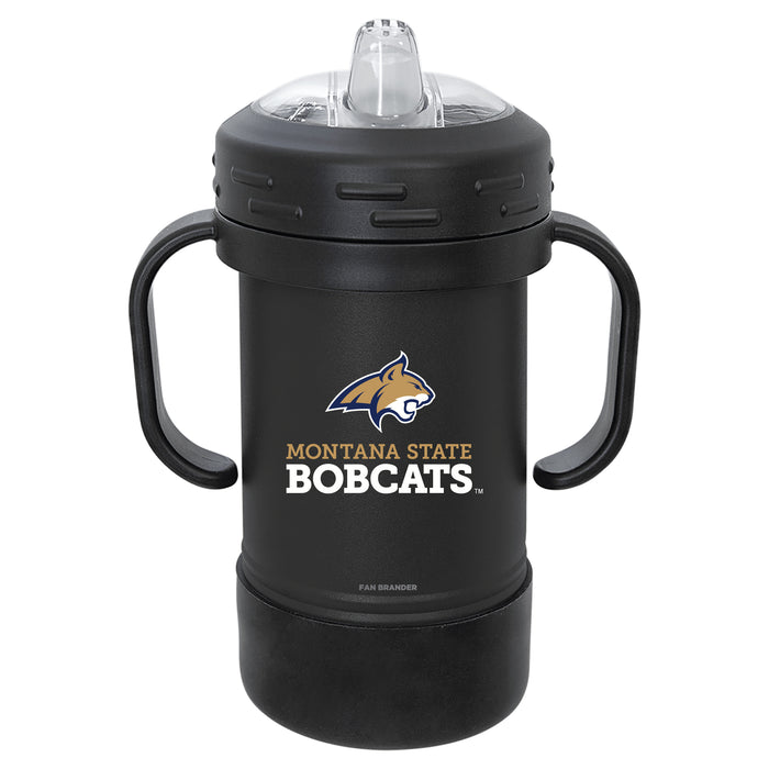 Fan Brander Sippy Cup Tumbler with Montana State Bobcats Logos