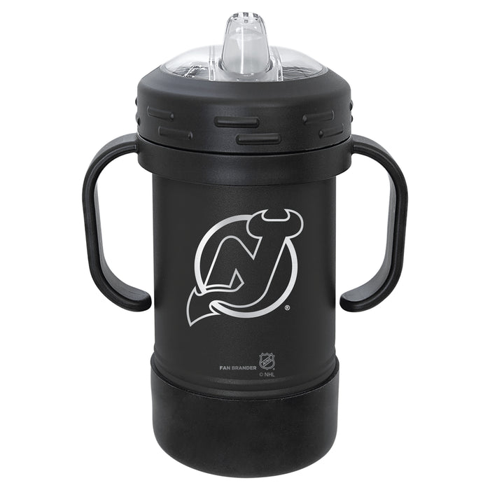 Fan Brander Sippy Cup Tumbler with New Jersey Devils Logos