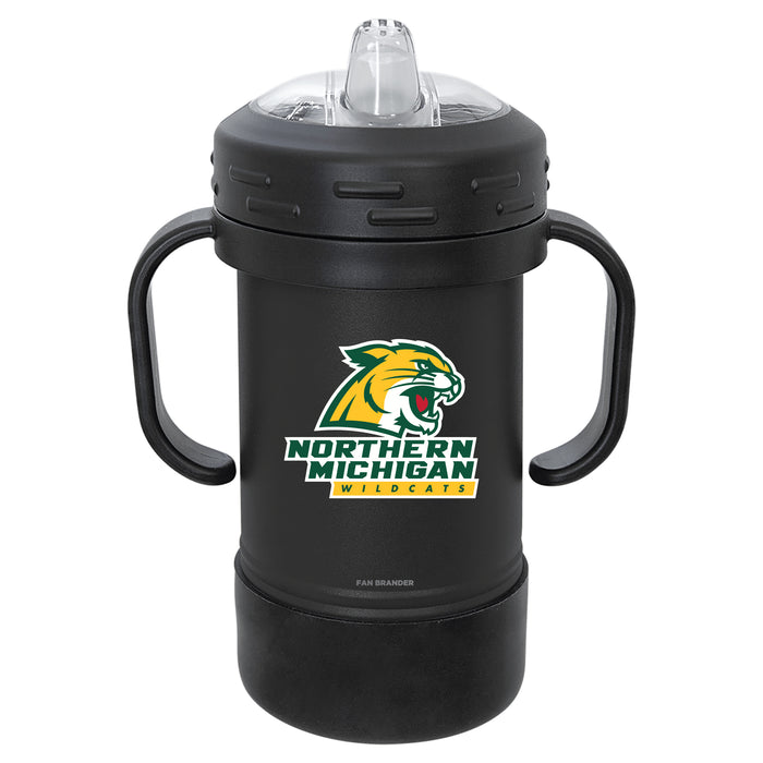 Fan Brander Sippy Cup Tumbler with Northern Michigan University Wildcats Logos