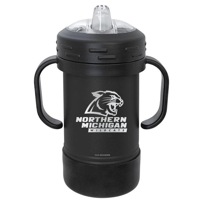 Fan Brander Sippy Cup Tumbler with Northern Michigan University Wildcats Logos