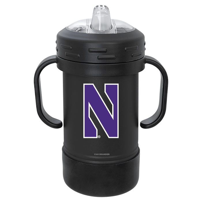 Fan Brander Sippy Cup Tumbler with Northwestern Wildcats Logos