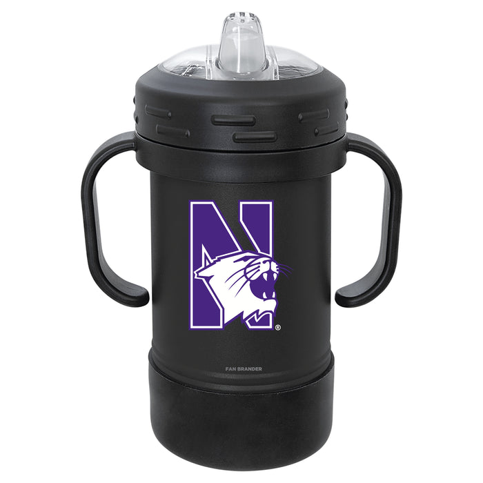 Fan Brander Sippy Cup Tumbler with Northwestern Wildcats Logos