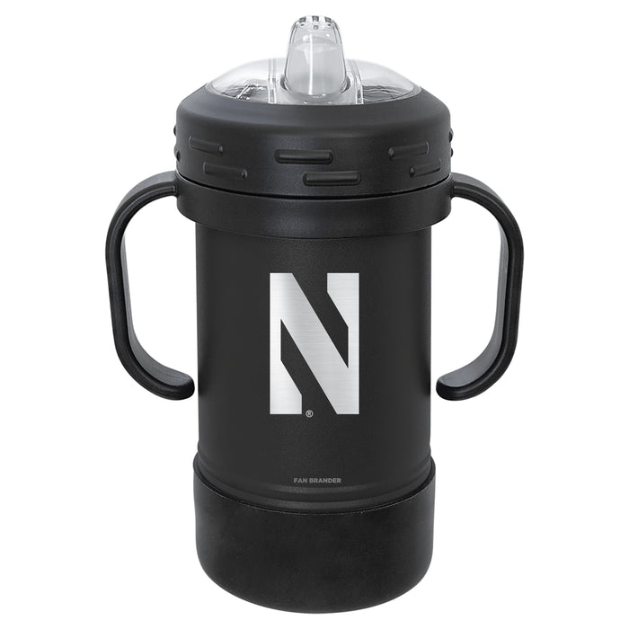 Fan Brander Sippy Cup Tumbler with Northwestern Wildcats Logos