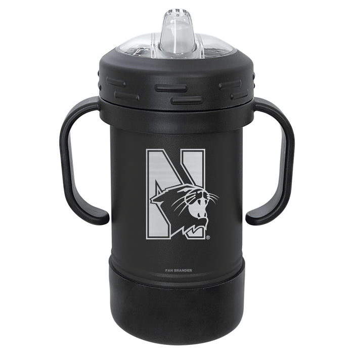 Fan Brander Sippy Cup Tumbler with Northwestern Wildcats Logos