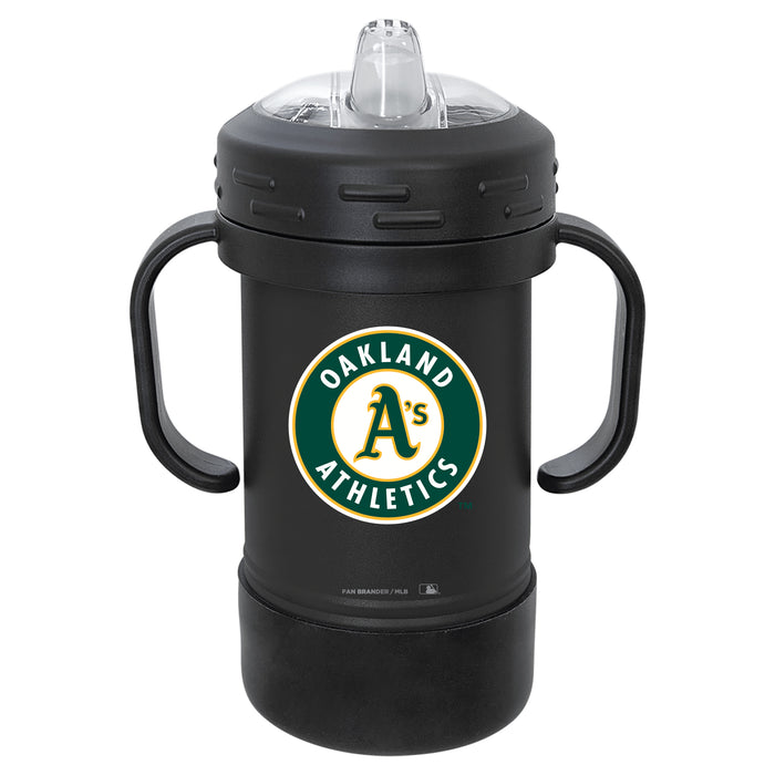 Fan Brander Sippy Cup Tumbler with Oakland Athletics Logos