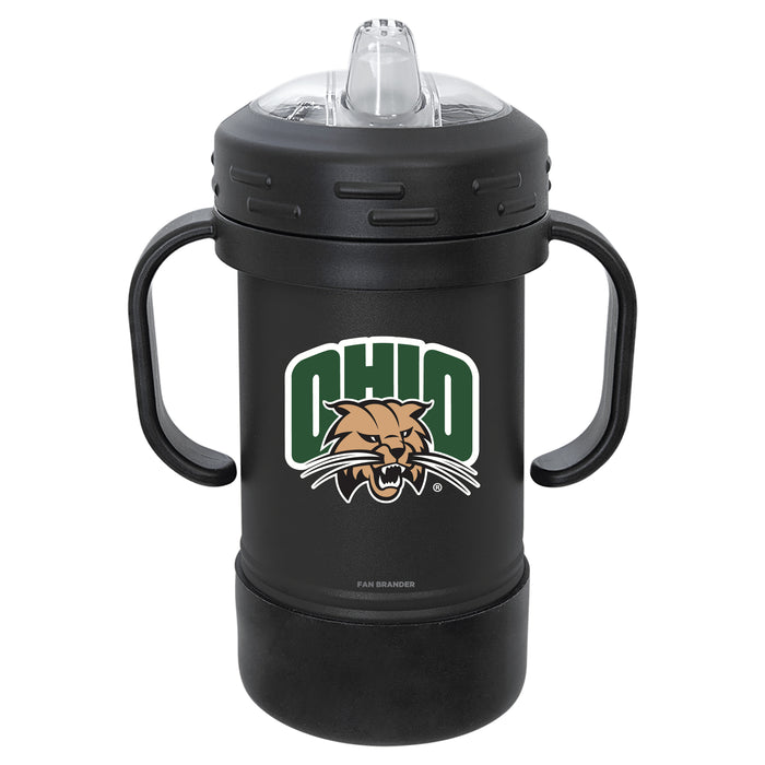 Fan Brander Sippy Cup Tumbler with Ohio University Bobcats Logos