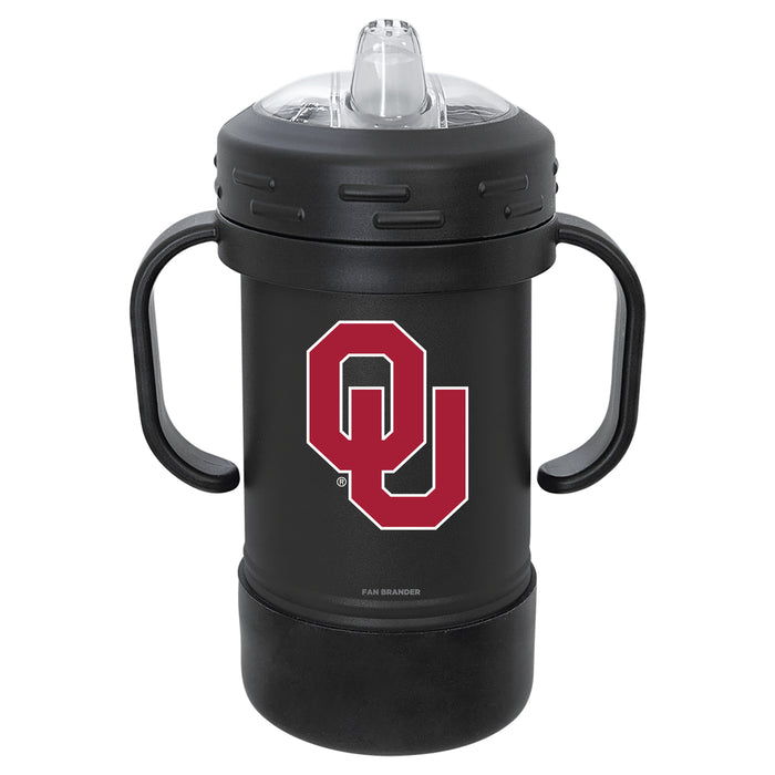 Fan Brander Sippy Cup Tumbler with Oklahoma Sooners Logos