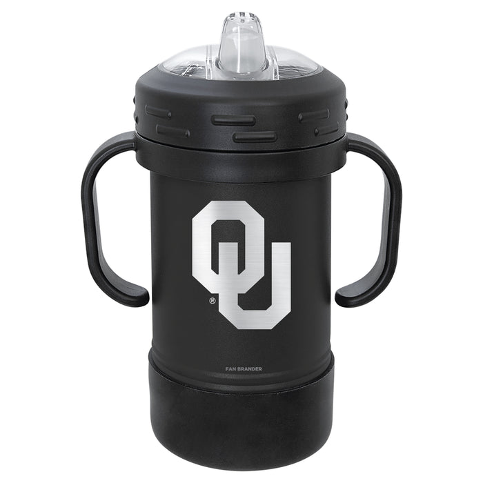 Fan Brander Sippy Cup Tumbler with Oklahoma Sooners Logos