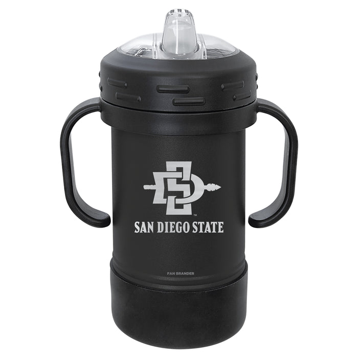 Fan Brander Sippy Cup Tumbler with San Diego State Aztecs Logos