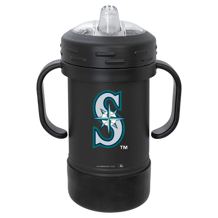 Fan Brander Sippy Cup Tumbler with Seattle Mariners Logos