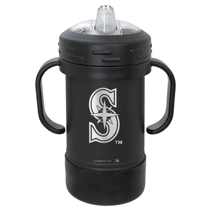 Fan Brander Sippy Cup Tumbler with Seattle Mariners Logos