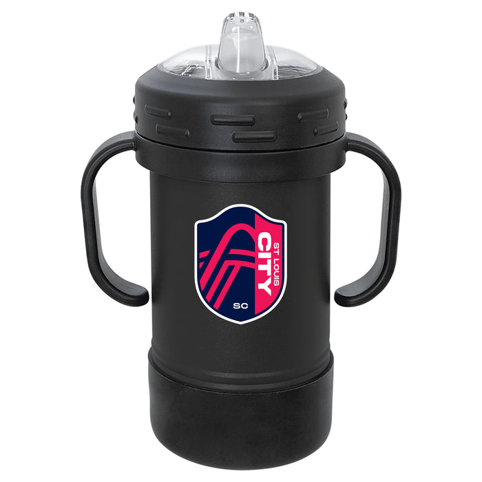 Fan Brander Sippy Cup Tumbler with St. Louis City SC Logos