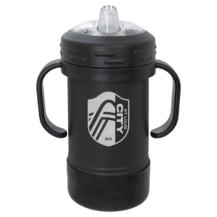 Fan Brander Sippy Cup Tumbler with St. Louis City SC Logos