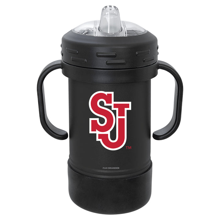 Fan Brander Sippy Cup Tumbler with St. John's Red Storm Logos