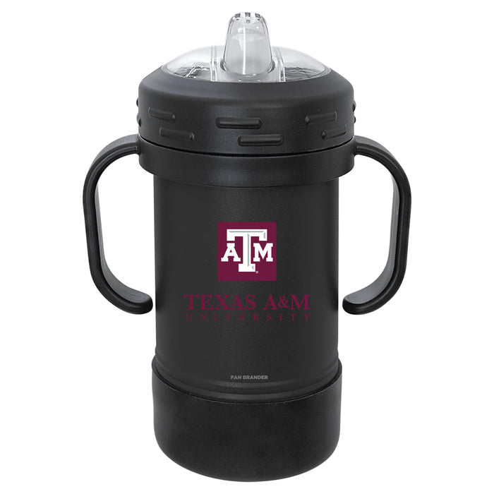 Fan Brander Sippy Cup Tumbler with Texas A&M Aggies Logos