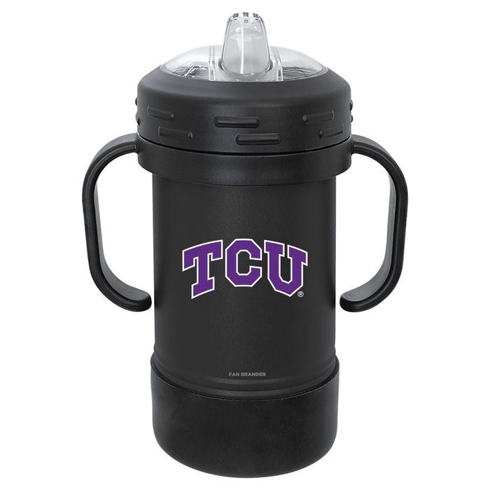 Fan Brander Sippy Cup Tumbler with Texas Christian University Horned Frogs Logos