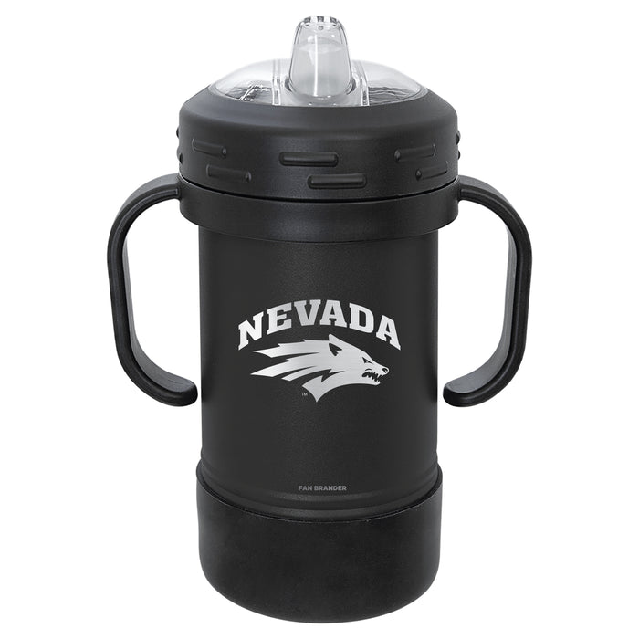 Fan Brander Sippy Cup Tumbler with Nevada Wolf Pack Logos