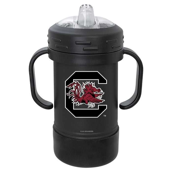 Fan Brander Sippy Cup Tumbler with South Carolina Gamecocks Logos