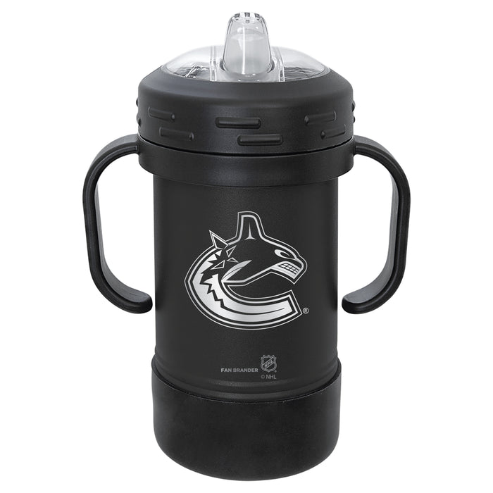 Fan Brander Sippy Cup Tumbler with Vancouver Canucks Logos