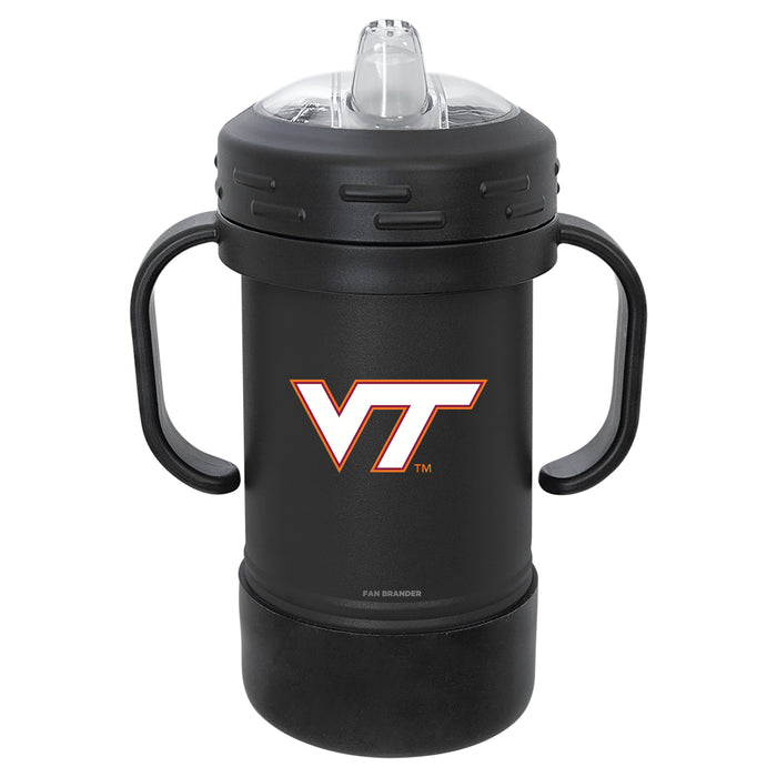 Fan Brander Sippy Cup Tumbler with Virginia Tech Hokies Logos