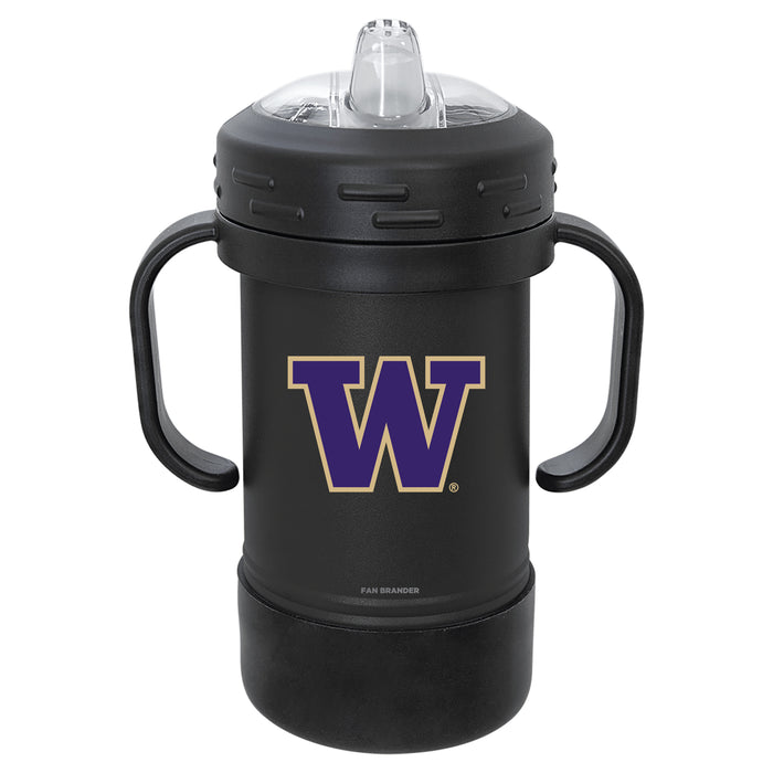 Fan Brander Sippy Cup Tumbler with Washington Huskies Logos