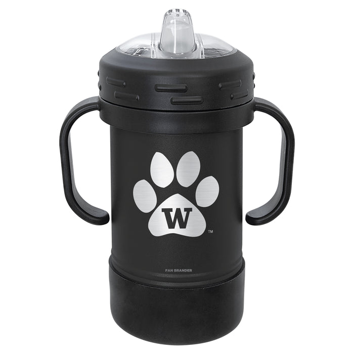 Fan Brander Sippy Cup Tumbler with Washington Huskies Logos