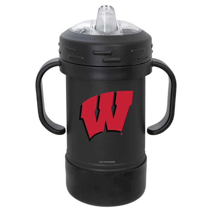 Fan Brander Sippy Cup Tumbler with Wisconsin Badgers Logos