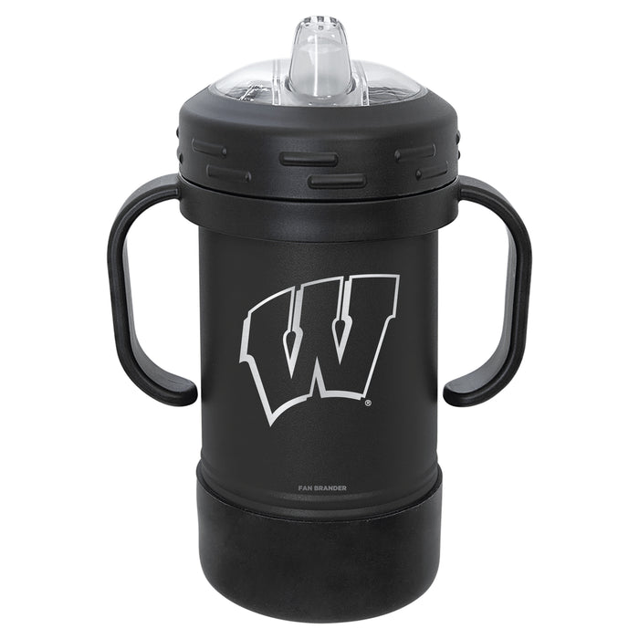 Fan Brander Sippy Cup Tumbler with Wisconsin Badgers Logos