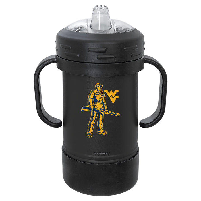 Fan Brander Sippy Cup Tumbler with West Virginia Mountaineers Logos