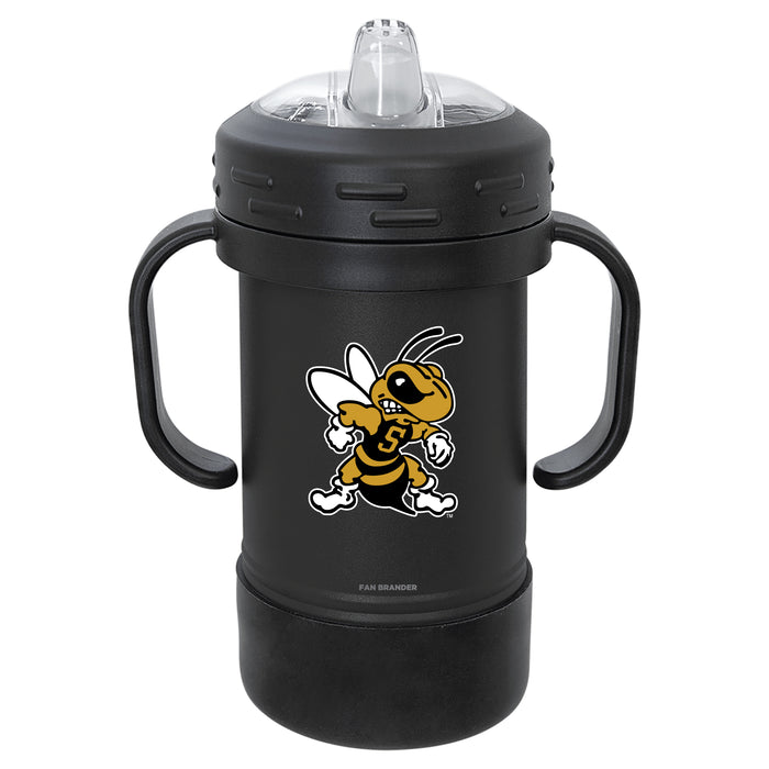 Fan Brander Sippy Cup Tumbler with West Virginia State Univ Yellow Jackets Logos