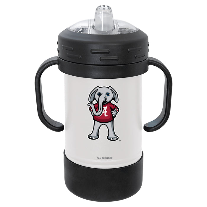 Fan Brander Sippy Cup Tumbler with Alabama Crimson Tide Logos