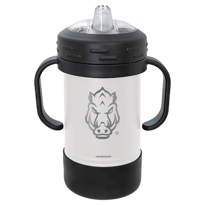 Fan Brander Sippy Cup Tumbler with Arkansas Razorbacks Logos