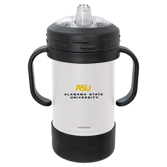 Fan Brander Sippy Cup Tumbler with Alabama State Hornets Logos