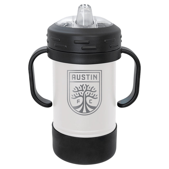 Fan Brander Sippy Cup Tumbler with Austin FC Logos