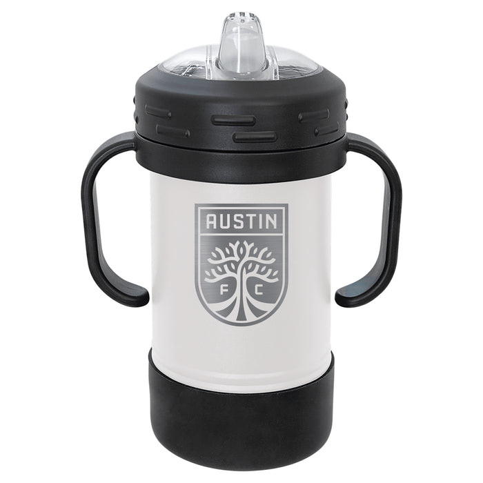 Fan Brander Sippy Cup Tumbler with Austin FC Logos