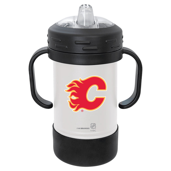 Fan Brander Sippy Cup Tumbler with Calgary Flames Logos