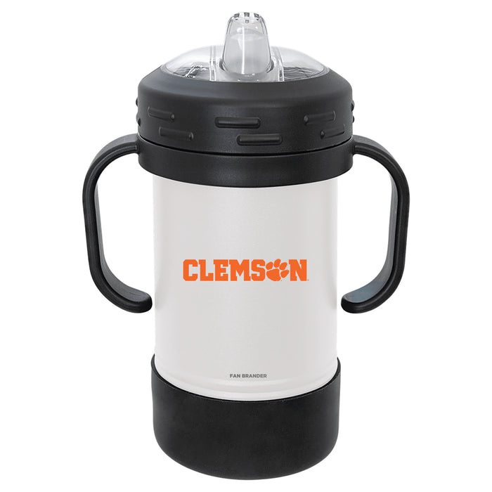 Fan Brander Sippy Cup Tumbler with Clemson Tigers Logos