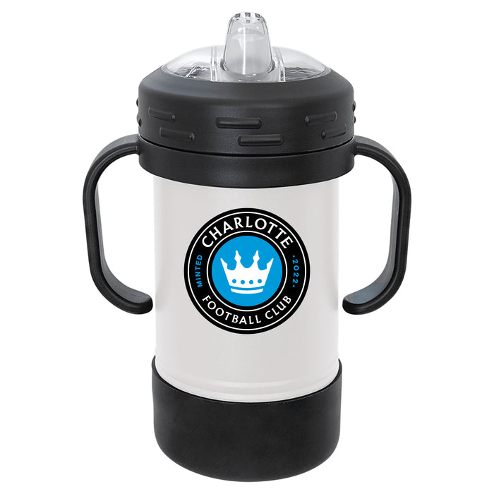 Fan Brander Sippy Cup Tumbler with Charlotte FC Logos