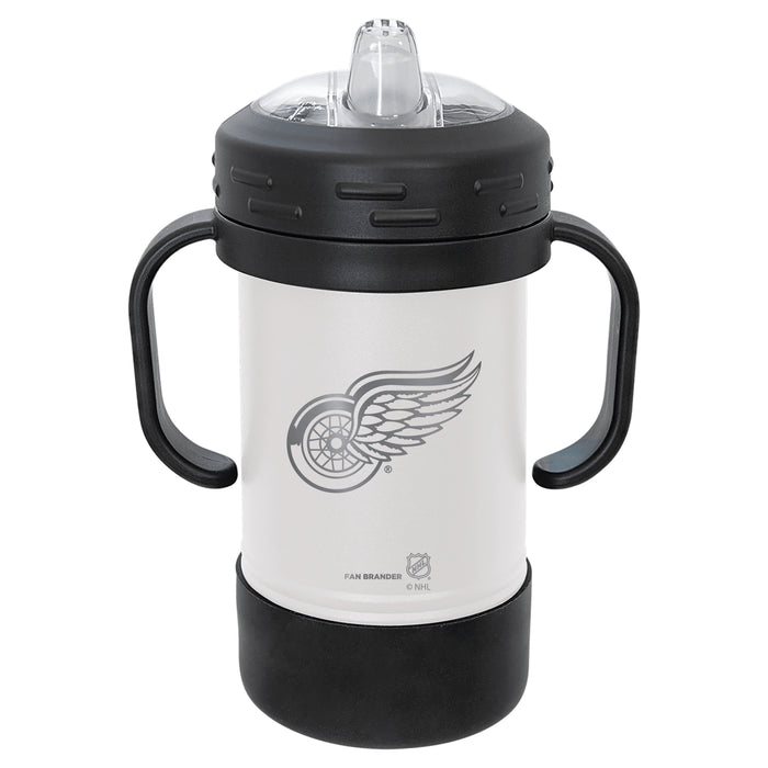 Fan Brander Sippy Cup Tumbler with Detroit Red Wings Logos