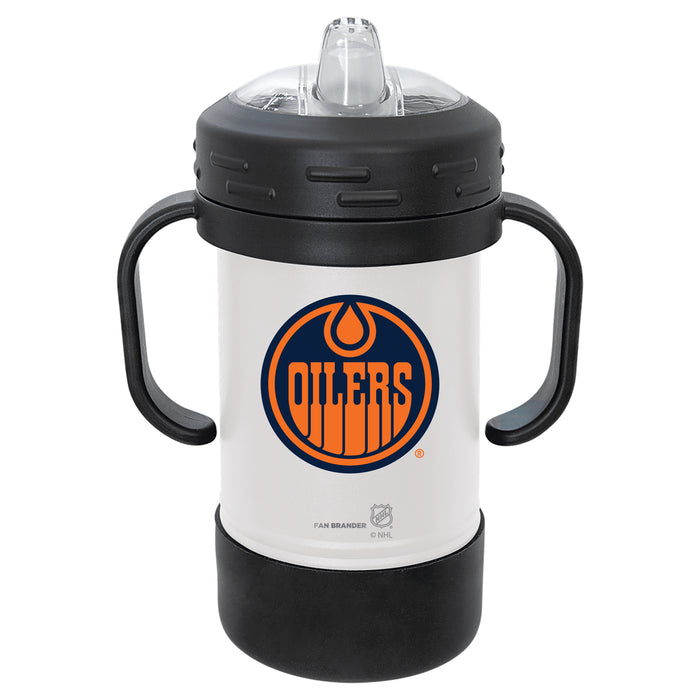 Fan Brander Sippy Cup Tumbler with Edmonton Oilers Logos