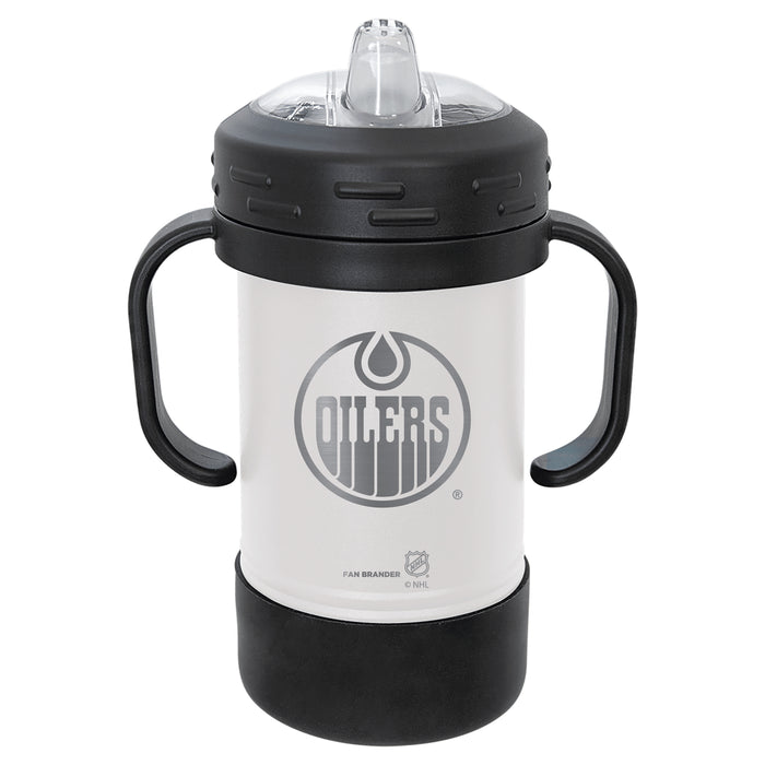 Fan Brander Sippy Cup Tumbler with Edmonton Oilers Logos