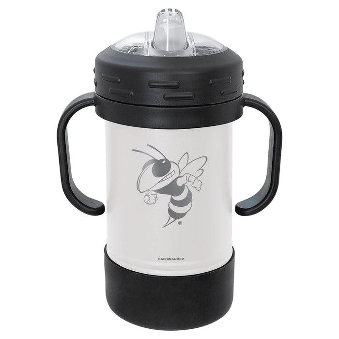 Fan Brander Sippy Cup Tumbler with Georgia Tech Yellow Jackets Logos