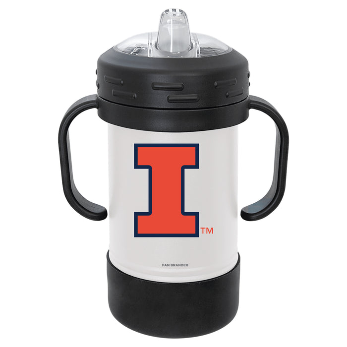 Fan Brander Sippy Cup Tumbler with Illinois Fighting Illini Logos