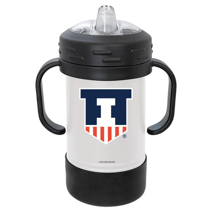 Fan Brander Sippy Cup Tumbler with Illinois Fighting Illini Logos