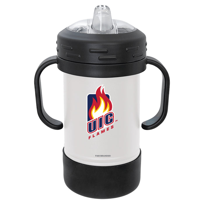 Fan Brander Sippy Cup Tumbler with Illinois @ Chicago Flames Logos