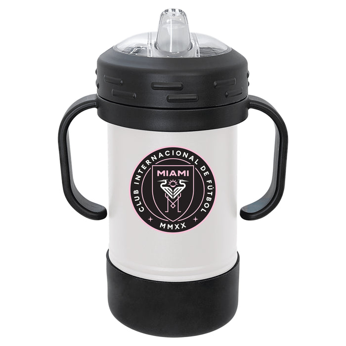 Fan Brander Sippy Cup Tumbler with Inter Miami CF Logos