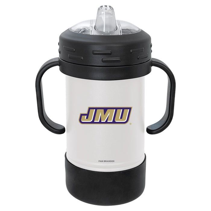 Fan Brander Sippy Cup Tumbler with James Madison Dukes Logos