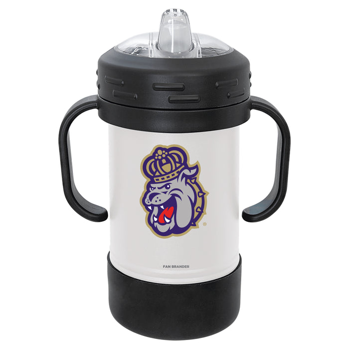 Fan Brander Sippy Cup Tumbler with James Madison Dukes Logos