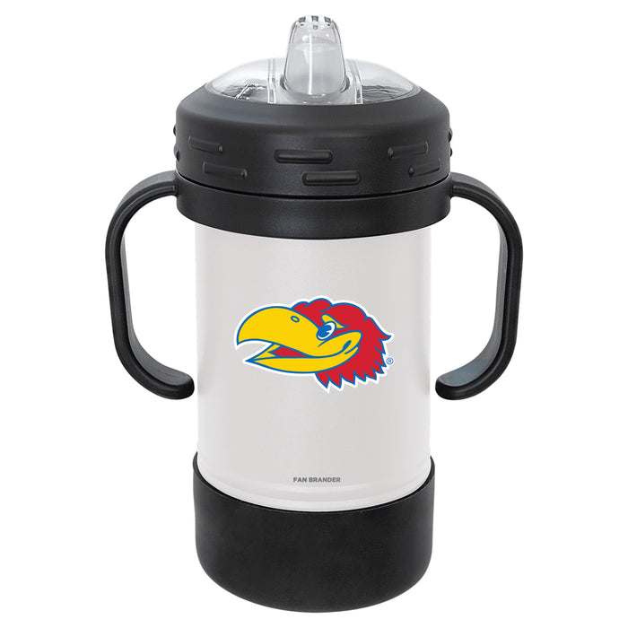 Fan Brander Sippy Cup Tumbler with Kansas Jayhawks Logos