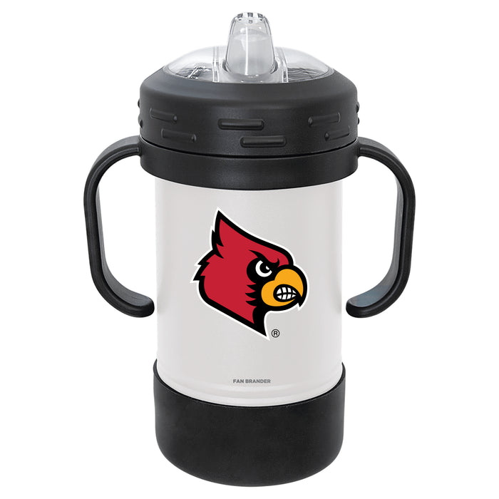 Fan Brander Sippy Cup Tumbler with Louisville Cardinals Logos